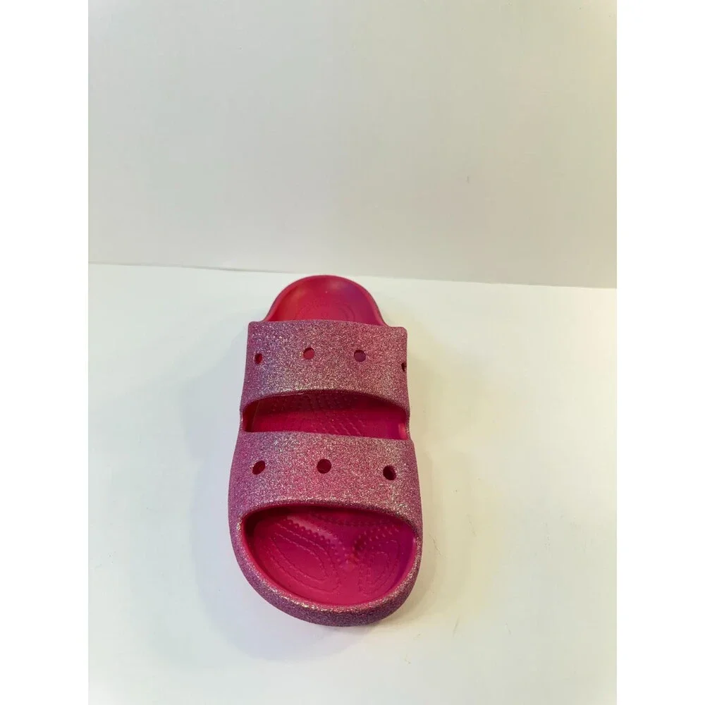 Crocs Unisex Classic 2.0 Sandals Dragon Fruit US 8 Womens , 6 Mens Medium